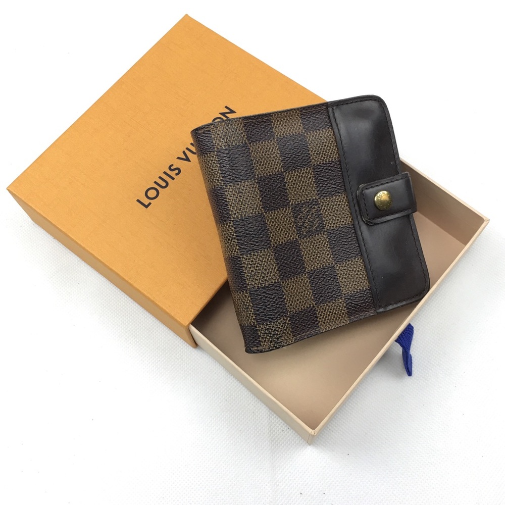 Louis Vuitton Damier Ebene Zip-Compact Wallet
